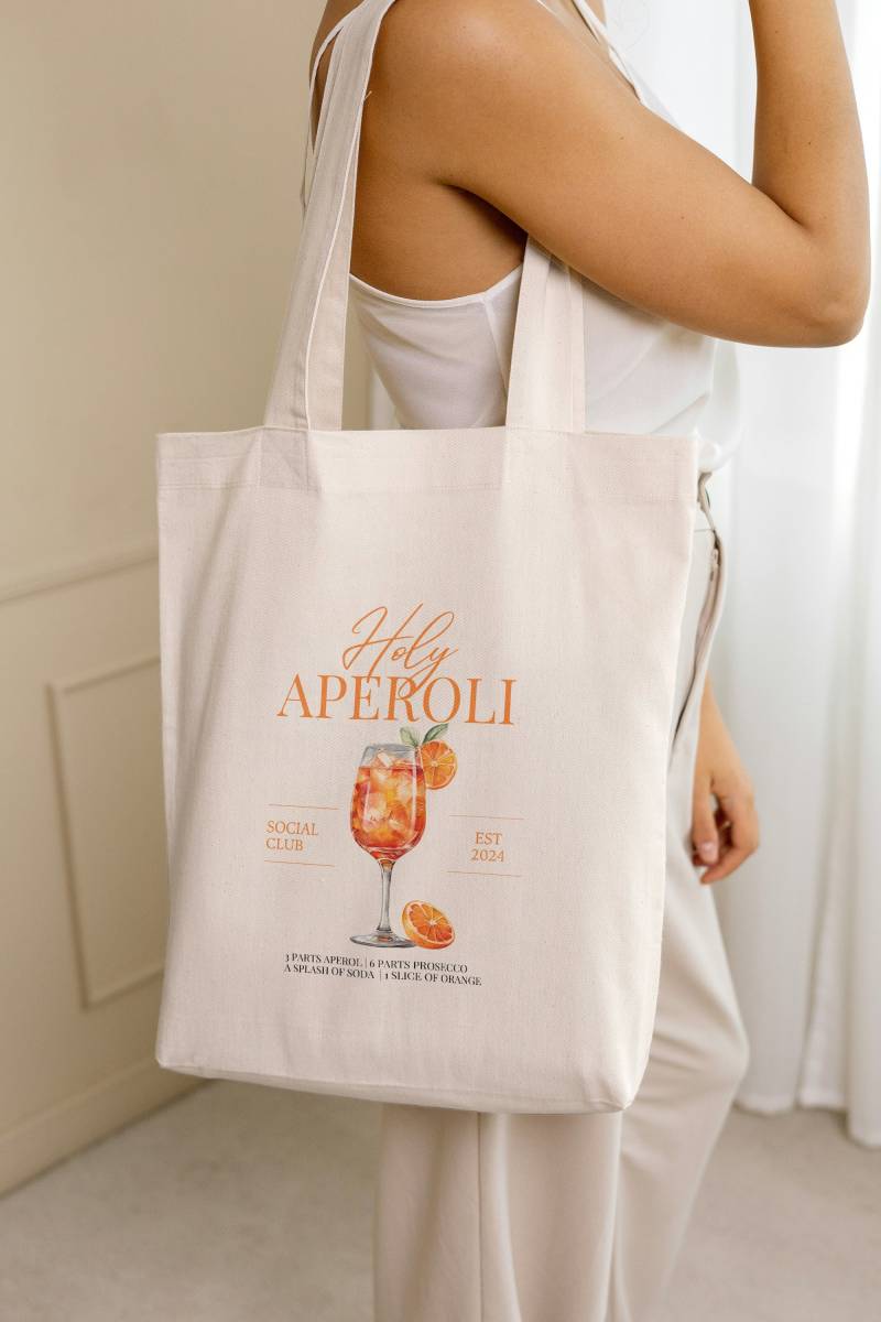 Aperol Spritz Is Always The Answer Retro Aesthetic Tote Bag Cocktail Shopper Y2K Holy Aperoli Vintage Alcohol Gift Aperitifo von PricelessMomentsDE
