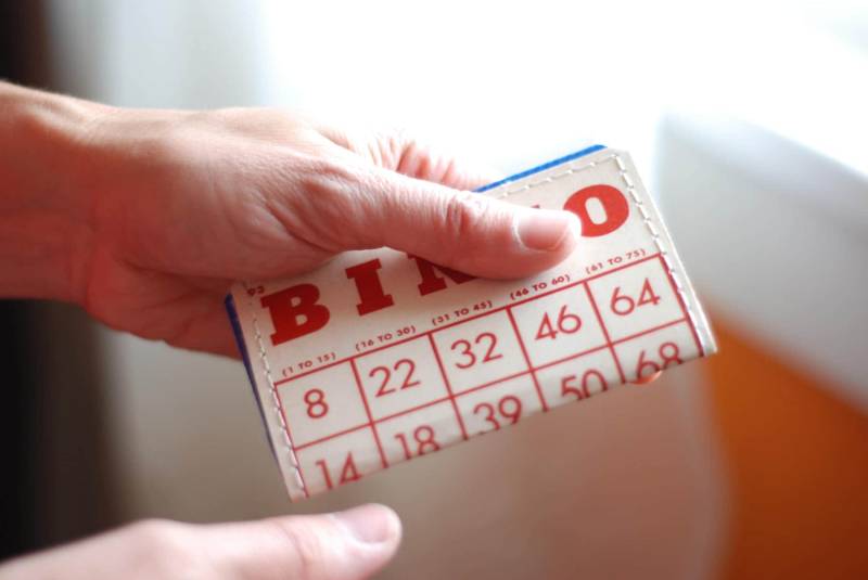 Bingo Card Mini-Geldbörse Wiederverwendeter Visitenkartenhalter von Mugwump