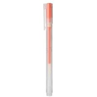 Gel Ink Ballpoint Pen Cap Type 0.38mm Orange 1 pc von Muji