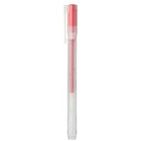 Gel Ink Ballpoint Pen Cap Type 0.38mm Red 1 pc von Muji