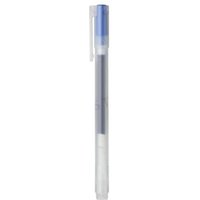 Gel Ink Ballpoint Pen Cap Type 0.5mm Blue 1 pc von Muji