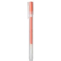 Gel Ink Ballpoint Pen Cap Type 0.5mm Orange 1 pc von Muji