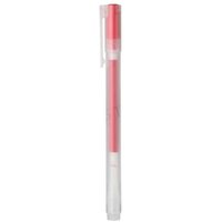 Gel Ink Ballpoint Pen Cap Type 0.7mm Red 1 pc von Muji