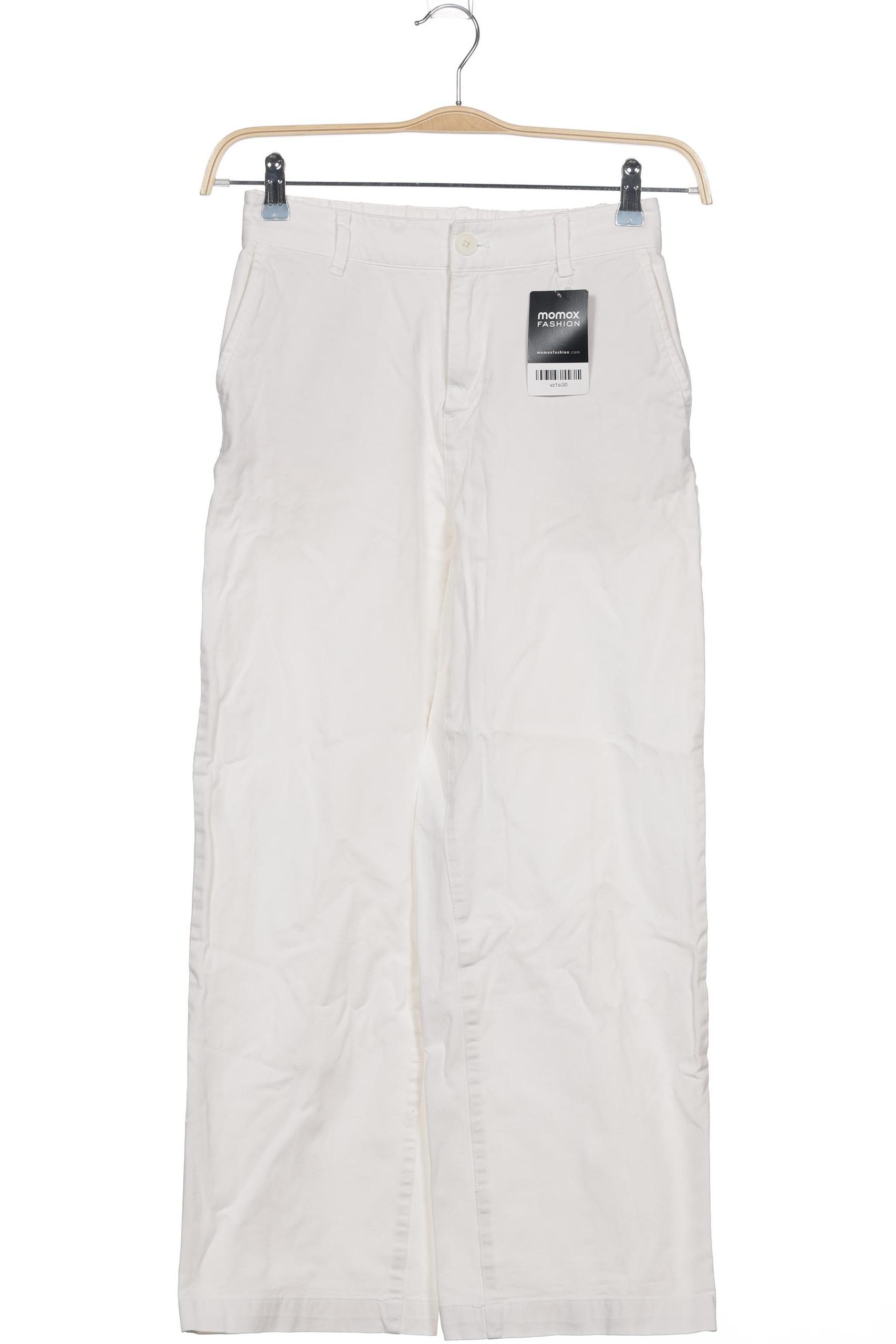 Muji Damen Stoffhose, weiß, Gr. 34 von Muji