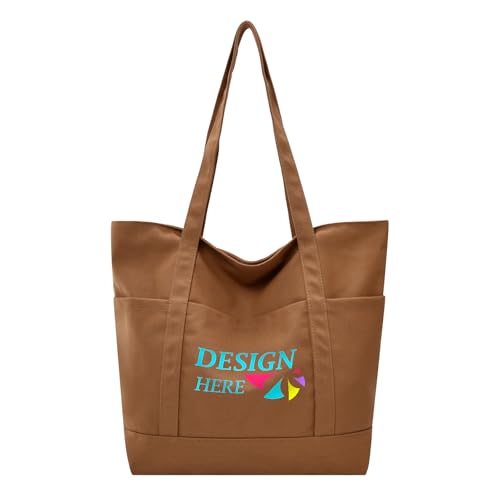 Muka Customized Canvas Heavyweight Taschen -Tasche, personalisierte Logo -Umhängetasche von Muka