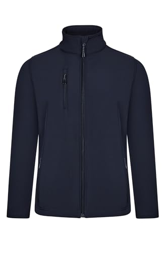 Mukua Unisex Deep Navy, Größe 3XL Softshelljacke, Dunkles Marineblau, XXX-Large von Mukua