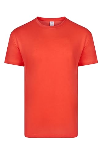 Mukua Unisex Derby, Camiseta Poliéster Tacto Algodón Unterhemd, Neonrot, S von Mukua