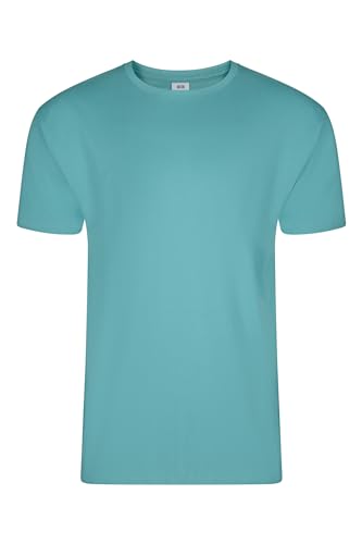 Mukua Unisex Palm Camiseta Manga Corta Color Rich Turquoise Talla 5XL Unterhemd von Mukua