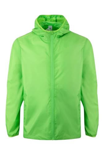 Mukua Unisex Stockton Windjacke Windbreaker, Fluor Lime, XXX-Large von Mukua