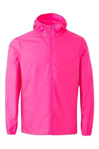 Mukua Unisex Stockton Windjacke Windbreaker, Fluoreszierend rosa, L Mukua Unisex Stockton Windjacke Windbreaker, Fluoreszierend rosa, L von Mukua