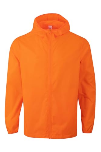 Mukua Unisex Stockton Windjacke Windbreaker, Orange (fluor orange), L von Mukua