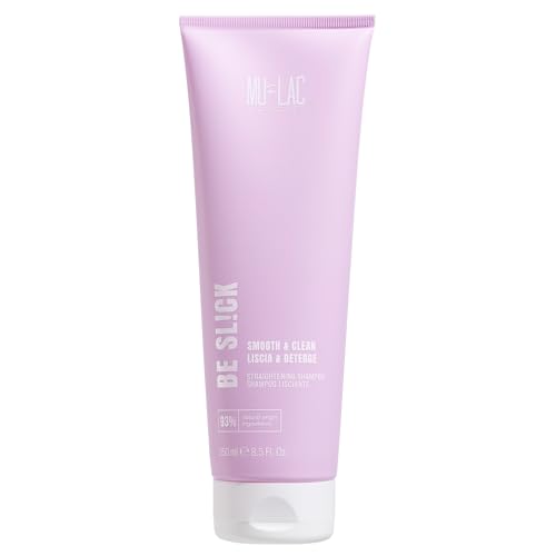 MULAC | BE SL!CK Glättendes und Weichmachendes Shampoo mit Anti-Frizz-Effekt, mit Leinsamen, 250 ml von Mulac