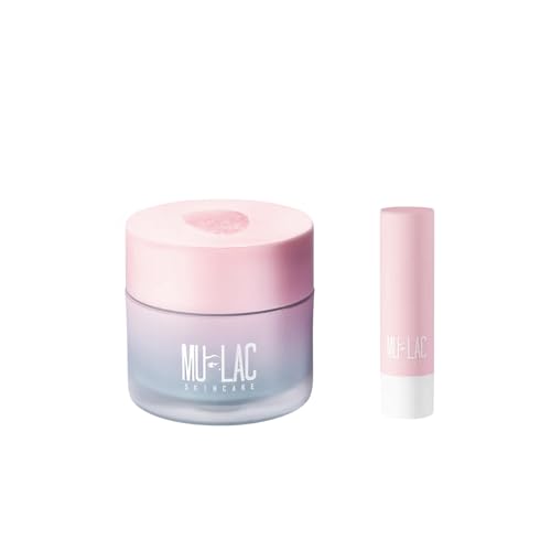 Mulac Cosmetics Set Lipcare SWEETING MASK LIPMASK NACHT 20 ml + BALMICOT LIP BALM LIPBALM NÄHRENDE LIPPSPALAM 4,5 ml von Mulac