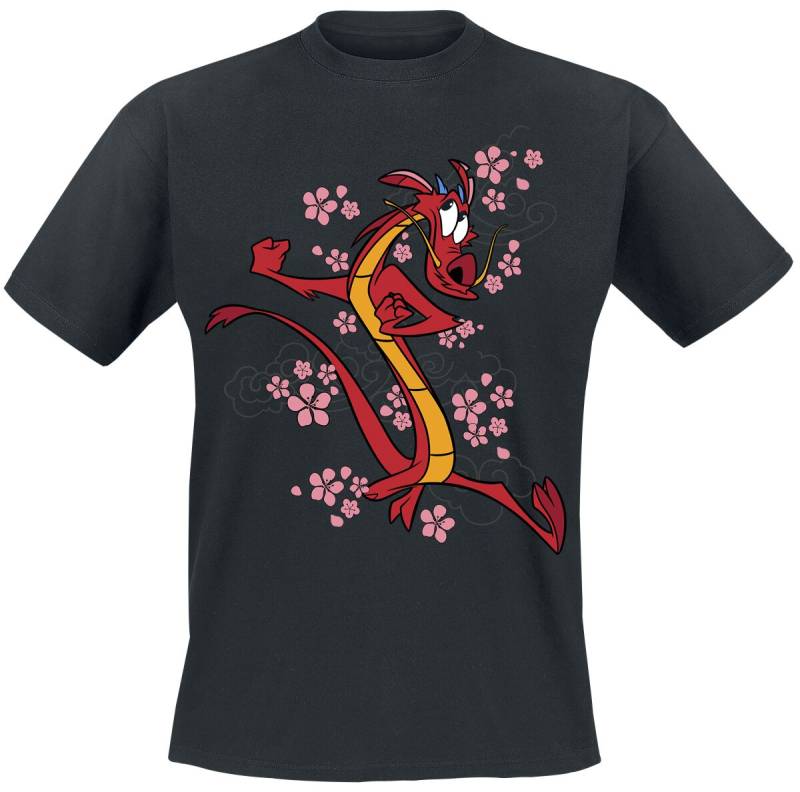 Mulan Mushu T-Shirt schwarz in XXL von Mulan