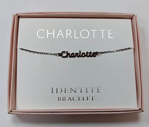 Mulberry Studios Sterling Effectz Namens-Armband "Charlotte", silberfarben, mit Geschenkbox, in Geschenkbox, Silber, Kein Edelstein Mulberry Studios Sterling Effectz Namens-Armband "Charlotte", silberfarben, mit Geschenkbox, in Geschenkbox, Silber, Kein Edelstein von Mulberry Studios