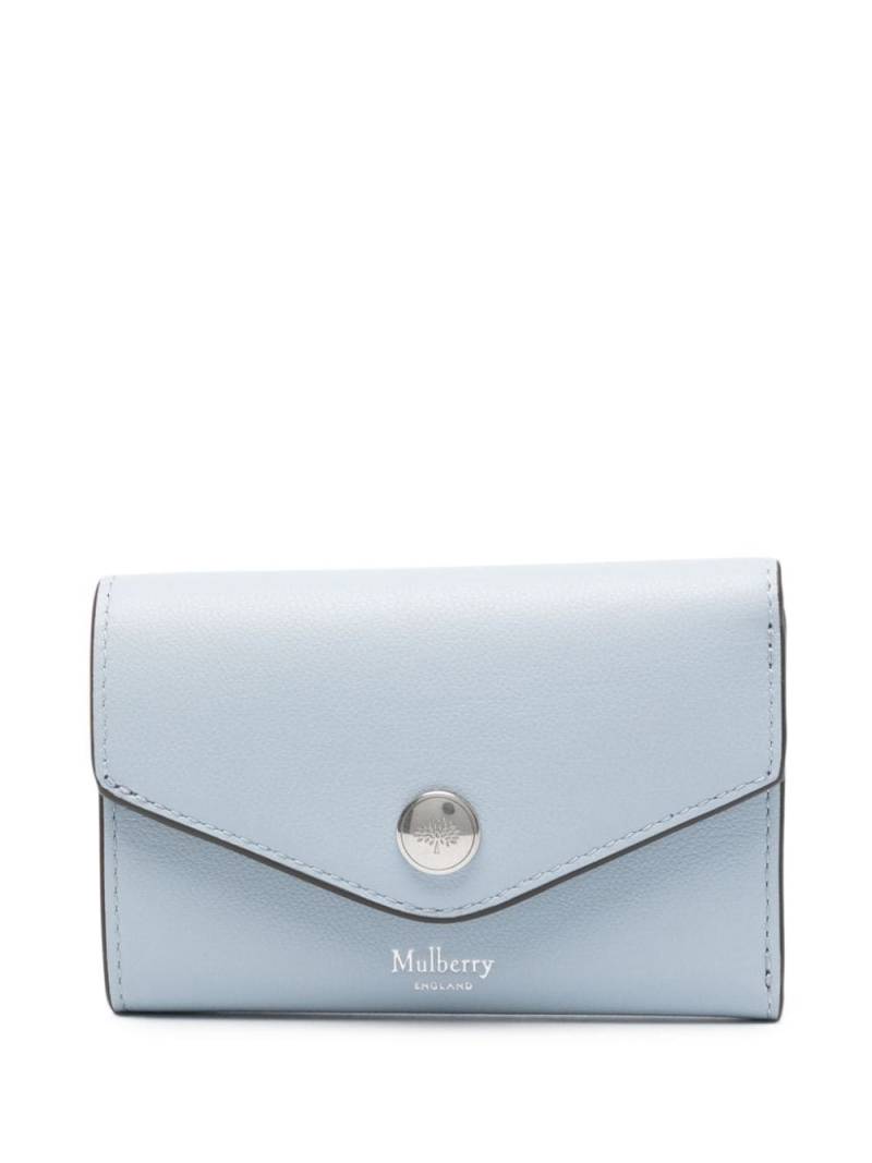 Mulberry Portemonnaie mit Logo-Stempel - Blau von Mulberry