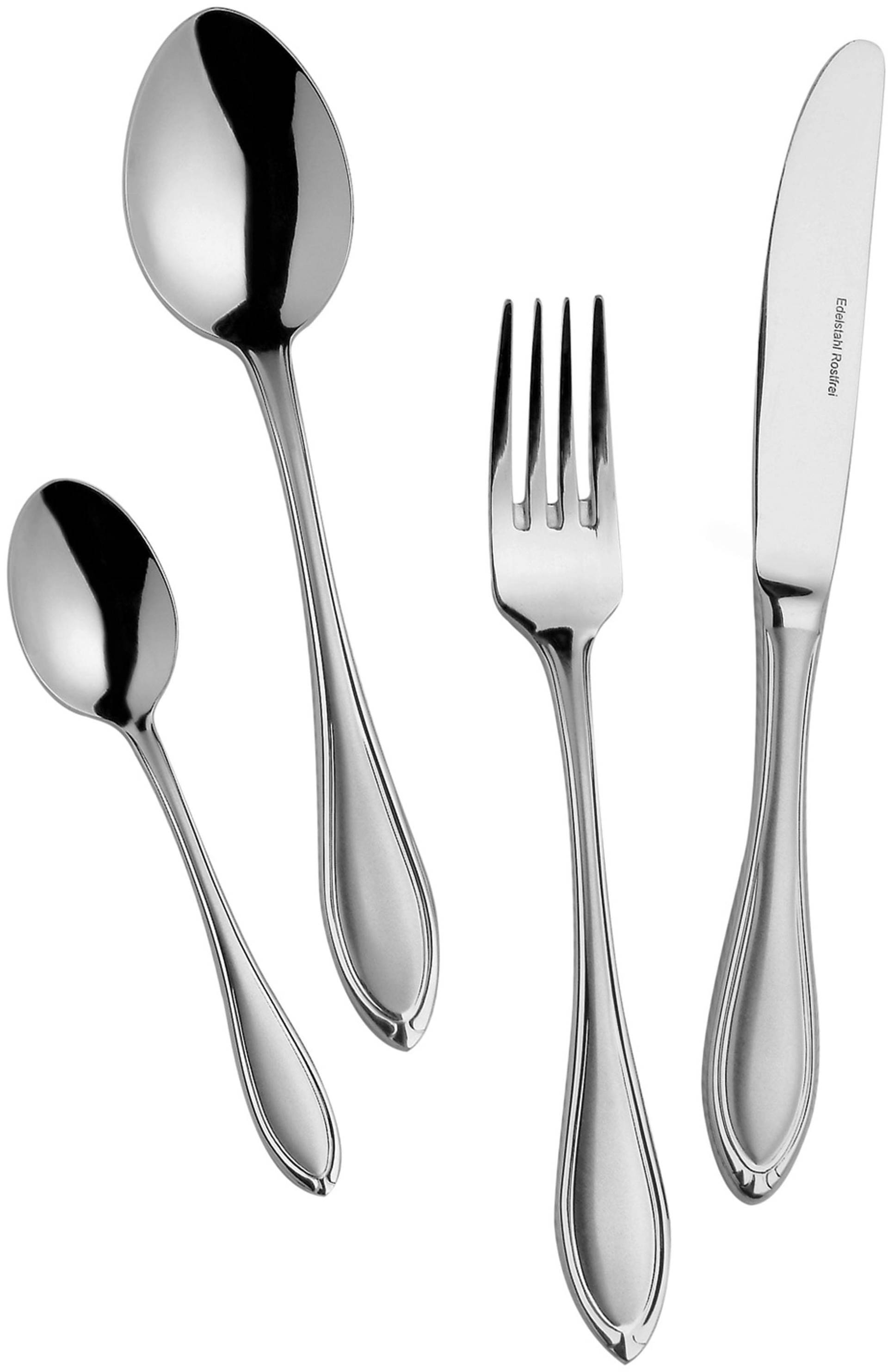 Mulex Besteck-Set "Boston" teilsatiniert von Mulex