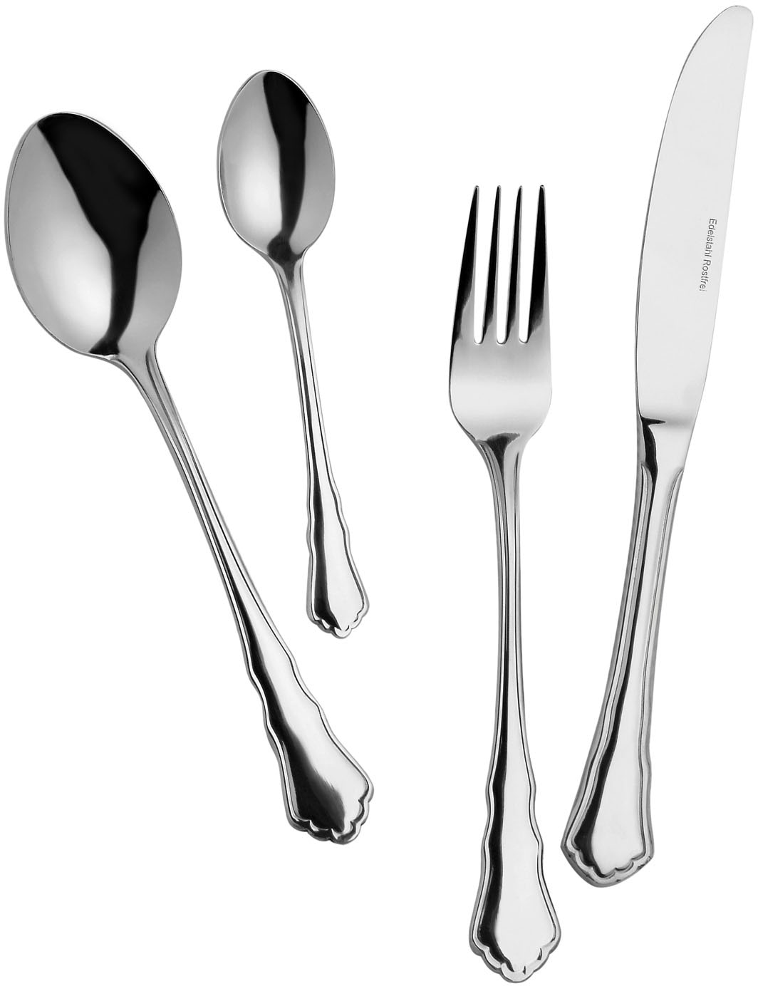 Mulex Besteck-Set "Chippendale" hochglanzpoliert von Mulex