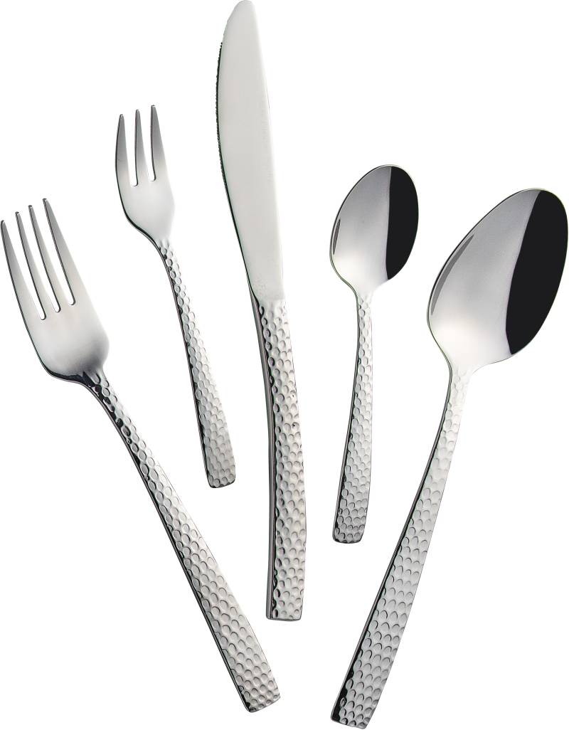 Mulex Besteck-Set "Madison" Hammerschlagoptik von Mulex