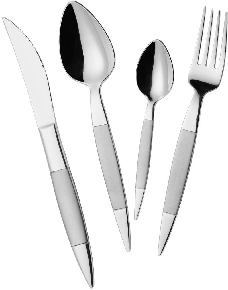 Mulex Besteck-Set "Miami" teilsatiniert von Mulex