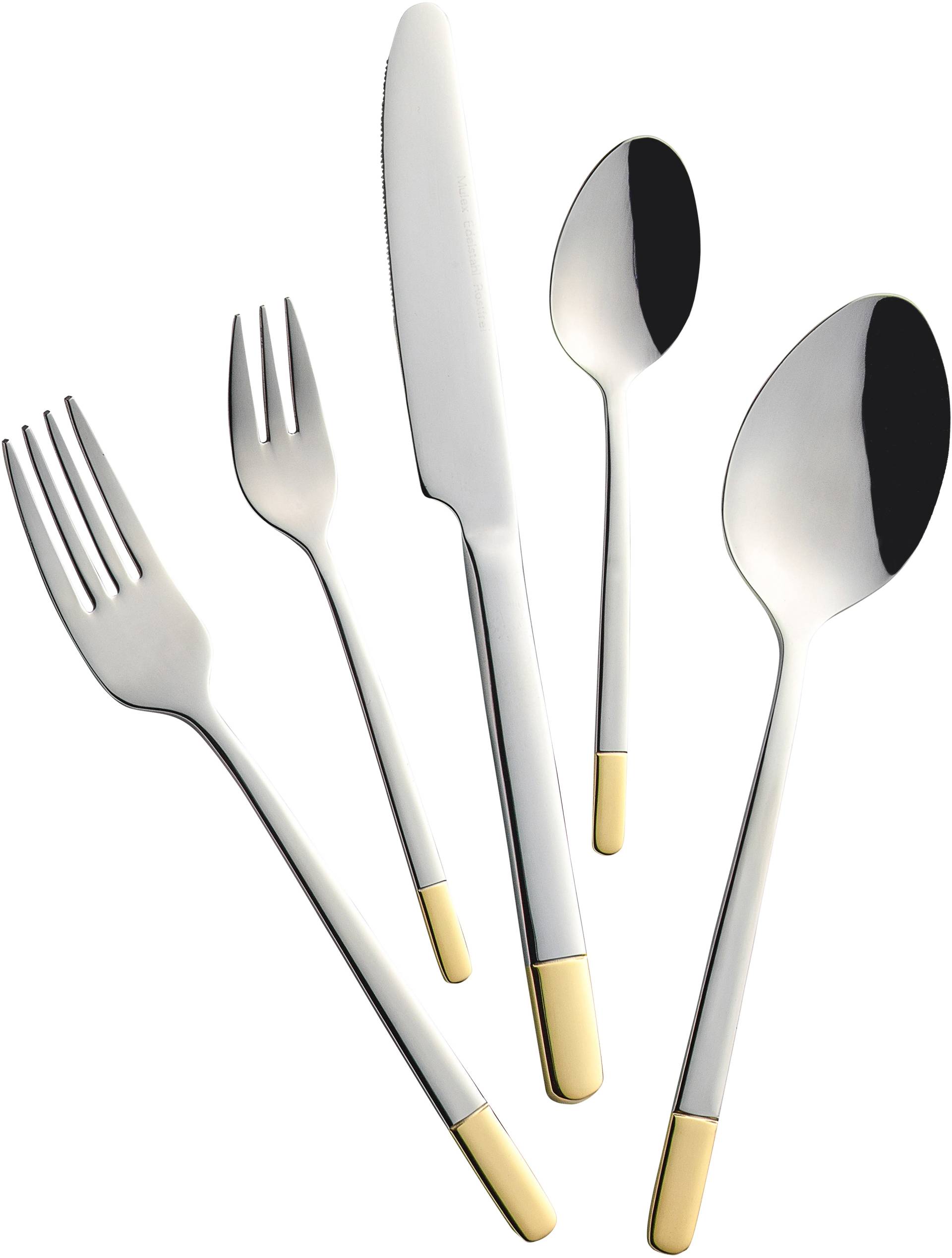 Mulex Besteck-Set "Oceanside" dekorvergoldet von Mulex