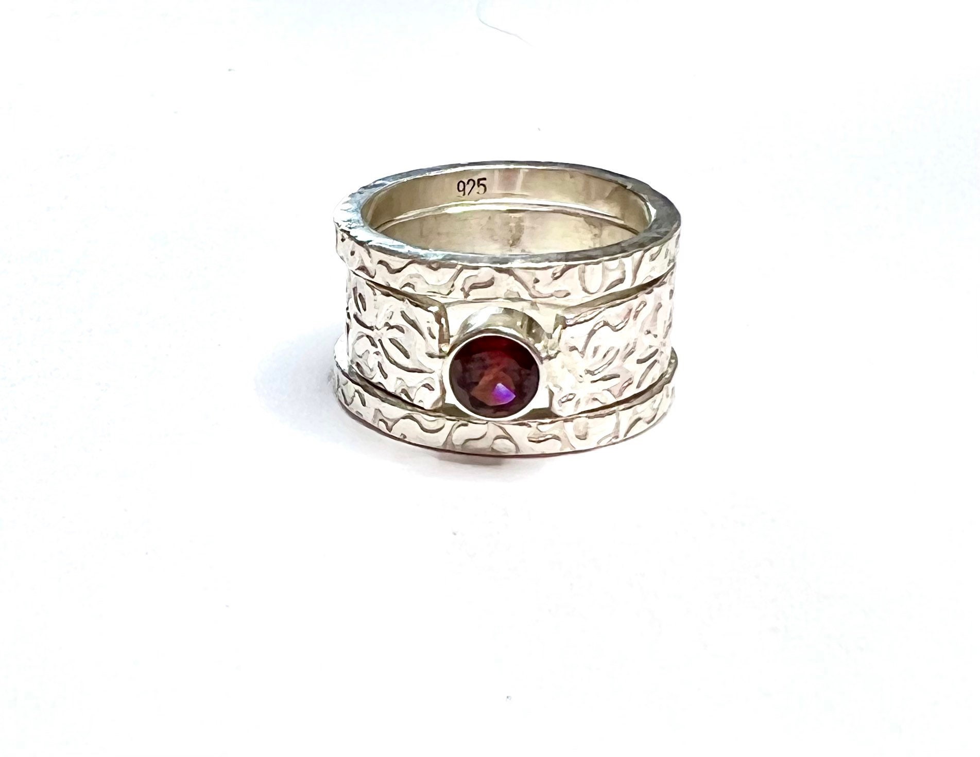 Echter Granat Ring, Januar Birthstone Schmuck, Einzigartiger Verlobungsring, Stapelringe, Benutzerdefinierte Ringe, Geschenk Für Sie Echter Granat Ring, Januar Birthstone Schmuck, Einzigartiger Verlobungsring, Stapelringe, Benutzerdefinierte Ringe, Geschenk Für Sie von MulkaArts