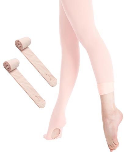 Mulnall Ballett Strumpfhose für Mädchen und Damen Kinder Tanzstrumpfhose mit Ballett Strumpfhose（DW-08B-2-10-14） von Mulnall