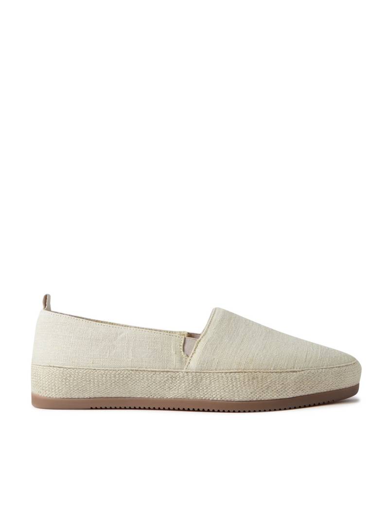 Mulo - Garment-Dyed Canvas Espadrilles - Men - Neutrals - UK 7.5 von Mulo