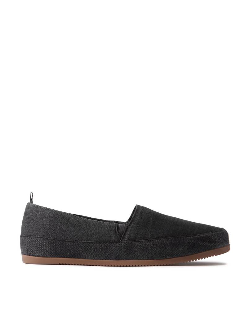 Mulo - Linen Espadrilles - Men - Black - UK 7.5 von Mulo