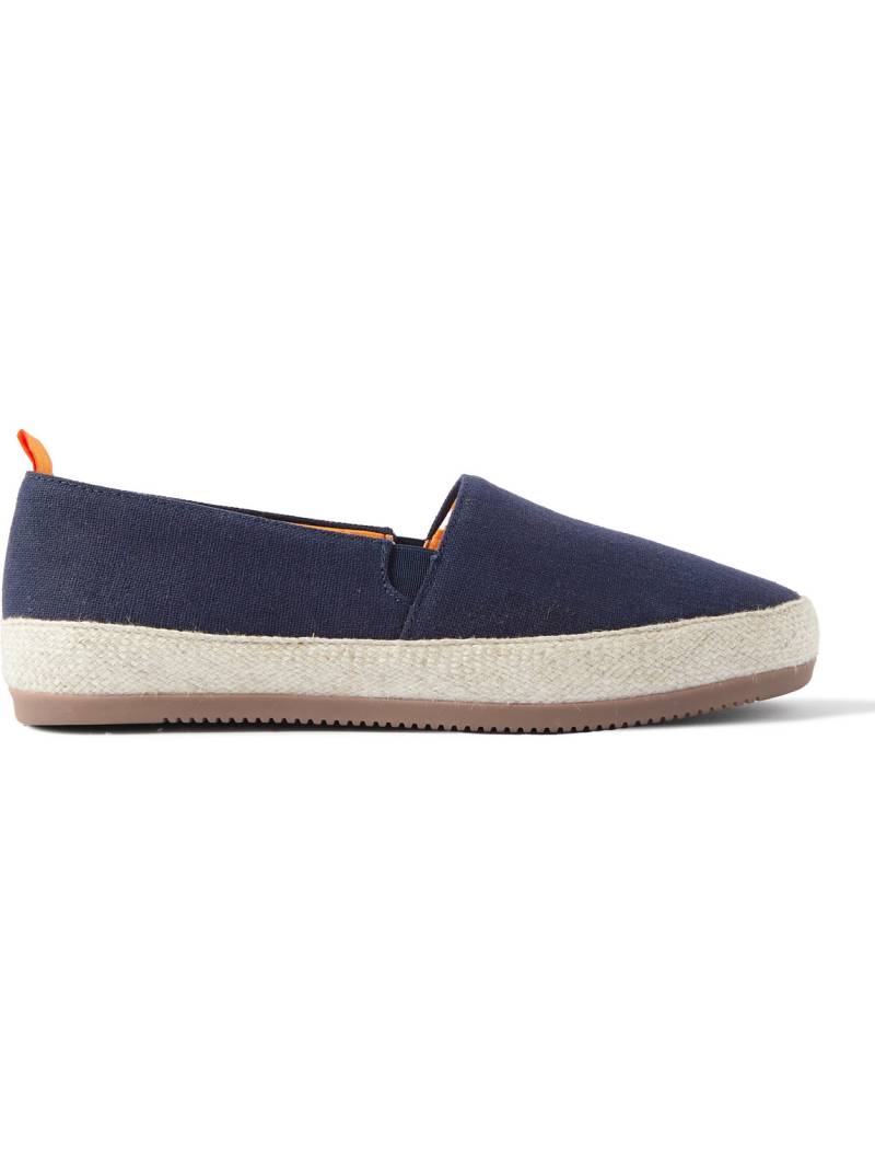Mulo - Linen Espadrilles - Men - Blue - UK 9.5 von Mulo