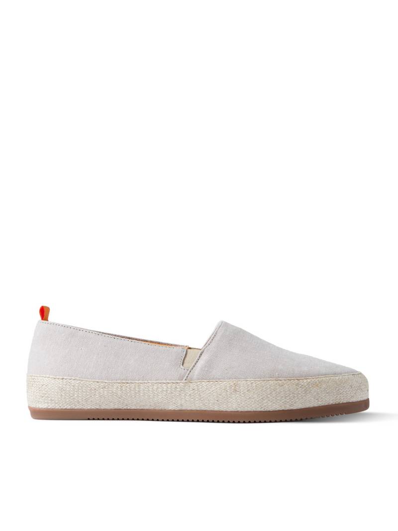Mulo - Linen Espadrilles - Men - Gray - UK 7.5 von Mulo