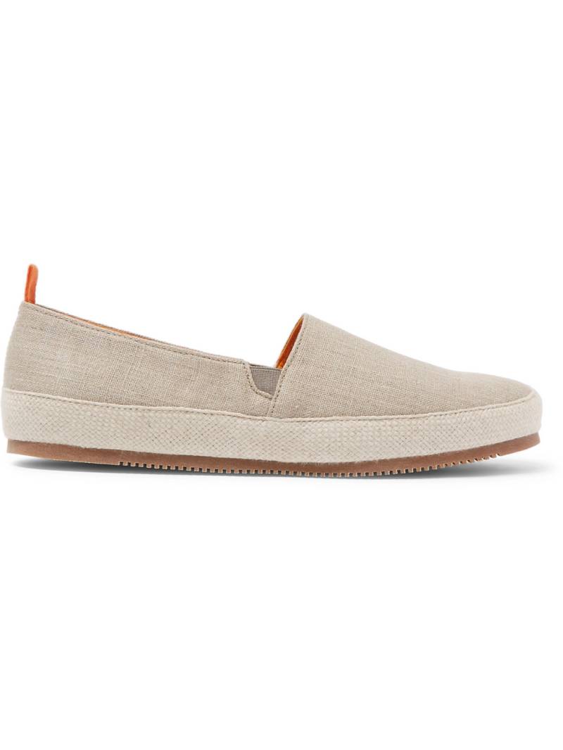 Mulo - Linen Espadrilles - Men - Neutrals - UK 6 von Mulo