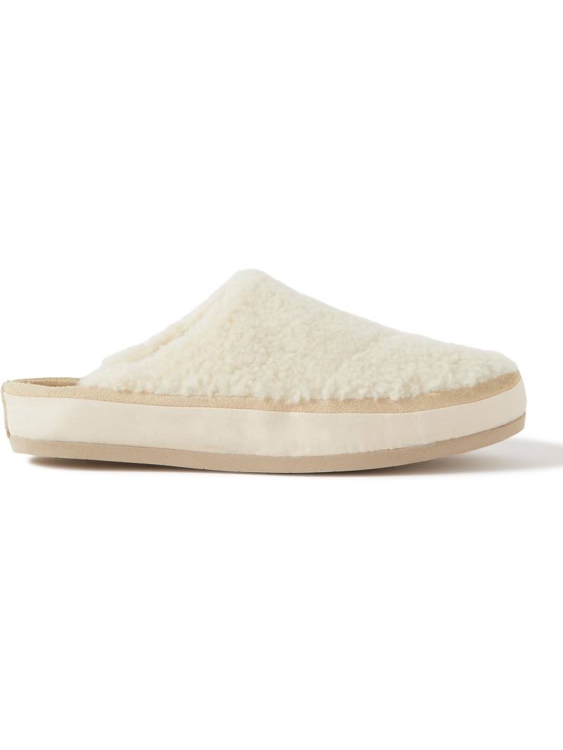Mulo - Shearling Slippers - Men - Neutrals - UK 7.5 von Mulo