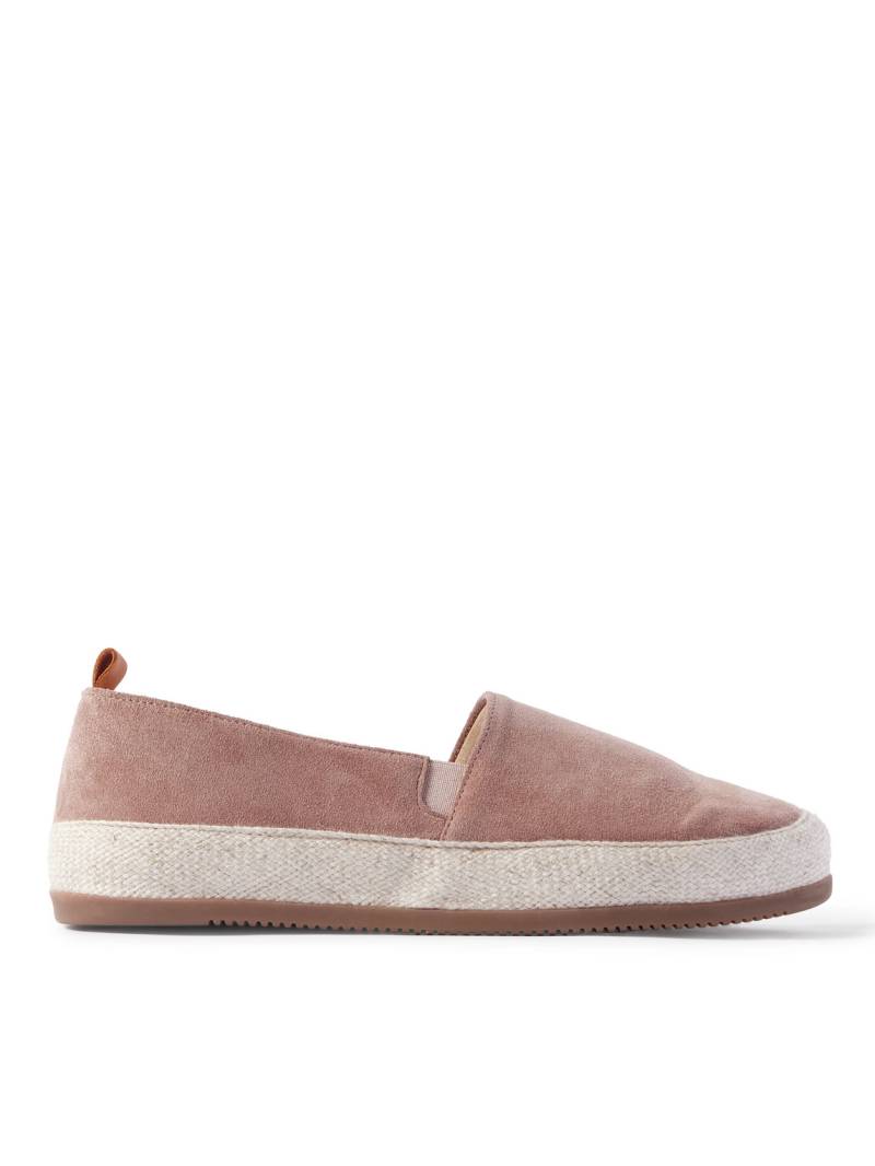 Mulo - Suede Espadrilles - Men - Pink - UK 7.5 von Mulo
