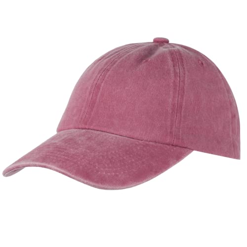 Mulor Baseball Cap Damen Herren Baseballkappe Verstellbar Basecap 100% Baumwolle von Mulor