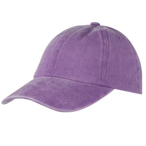 Mulor Baseball Cap Damen Herren Baseballkappe Verstellbar Basecap 100% Baumwolle von Mulor