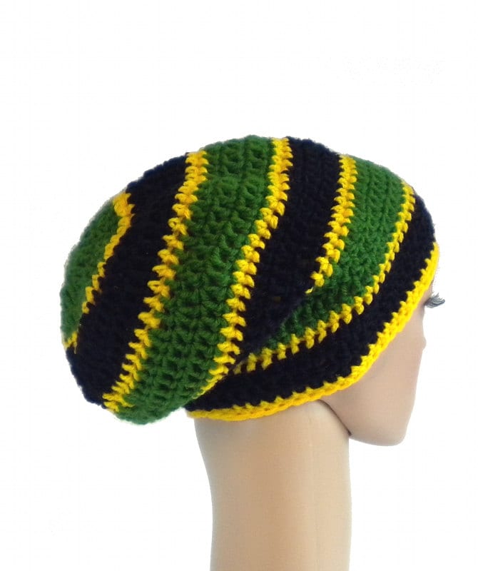 Jamaika Mütze, Dreadlock Oversized Slouchy Boho Hut, Accessoires, Rasta Krone Jamaika Mütze, Dreadlock Oversized Slouchy Boho Hut, Accessoires, Rasta Krone von MultiKultiCrafts