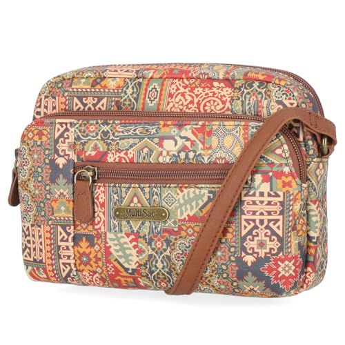MultiSac Damen Mini Dynamic Crossbody Bag, Aspen Print, Mini Dynamic Crossbody Bag von MultiSac