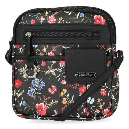 MultiSac Damen North South Mini Zip Around Crossbody Bag Tasche, Ambrosia Floral MultiSac Damen North South Mini Zip Around Crossbody Bag Tasche, Ambrosia Floral von MultiSac