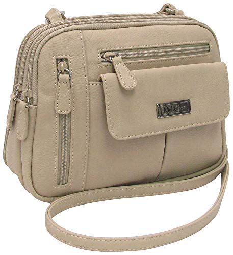 MultiSac Damen Zippy Umhängetasche mit 3 Fächern Schultertasche, Chinese von MultiSac