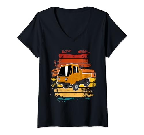 Damen Multicar m25 Multicar neu Multicar m22 Multicar m26 T-Shirt mit V-Ausschnitt Damen Multicar m25 Multicar neu Multicar m22 Multicar m26 T-Shirt mit V-Ausschnitt von Multicar M25 Multicar Neu Multicar IFA m25