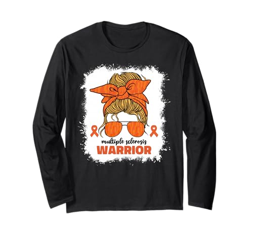 Multiple Sklerose Warrior for Women Ms Awareness Month Langarmshirt Multiple Sklerose Warrior for Women Ms Awareness Month Langarmshirt von Multiple Sclerosis Awareness Month Apparel Co
