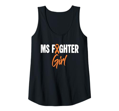 Damen MS Fighter Girl MS Multiple Sclerosis Awareness Tank Top Damen MS Fighter Girl MS Multiple Sclerosis Awareness Tank Top von Multiple Sklerose Bewusstsein Design Idee