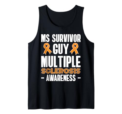 Herren MS Survivor Guy Multiple Sclerosis Awareness Tank Top Herren MS Survivor Guy Multiple Sclerosis Awareness Tank Top von Multiple Sklerose Bewusstsein Design Idee