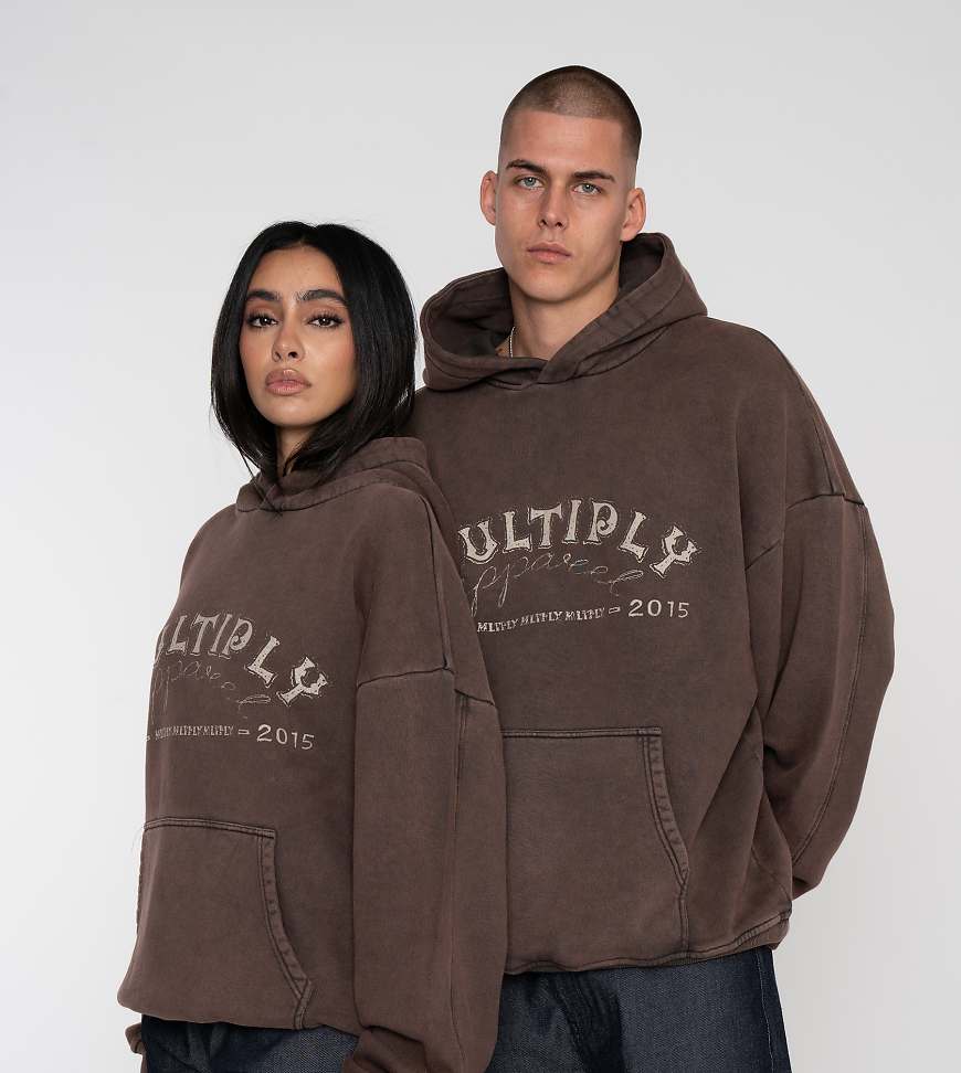 Multiply Apparel - Amphitheater - Oversize-Kapuzenpullover in türkischem Kaffeebraun Multiply Apparel - Amphitheater - Oversize-Kapuzenpullover in türkischem Kaffeebraun von Multiply Apparel