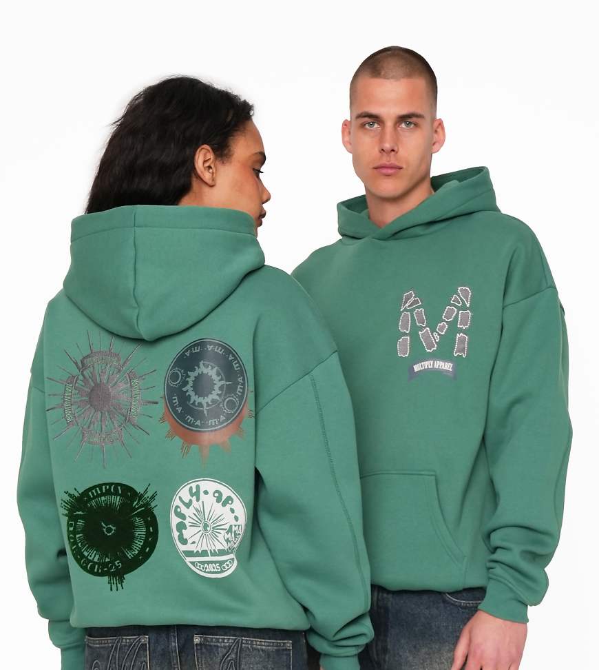 Multiply Apparel - Assortment - Oversize-Kapuzenpullover in Grün Multiply Apparel - Assortment - Oversize-Kapuzenpullover in Grün von Multiply Apparel