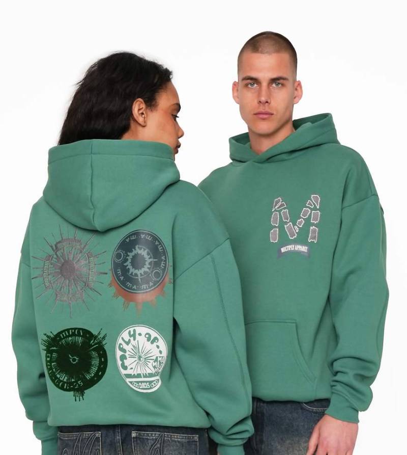 Multiply Apparel - Assortment - Oversize-Kapuzenpullover in Grün von Multiply Apparel
