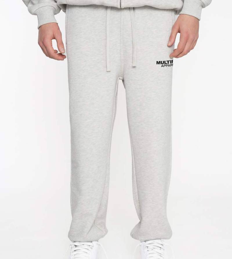 Multiply Apparel - Buff - Jogginghose in meliertem Grau von Multiply Apparel