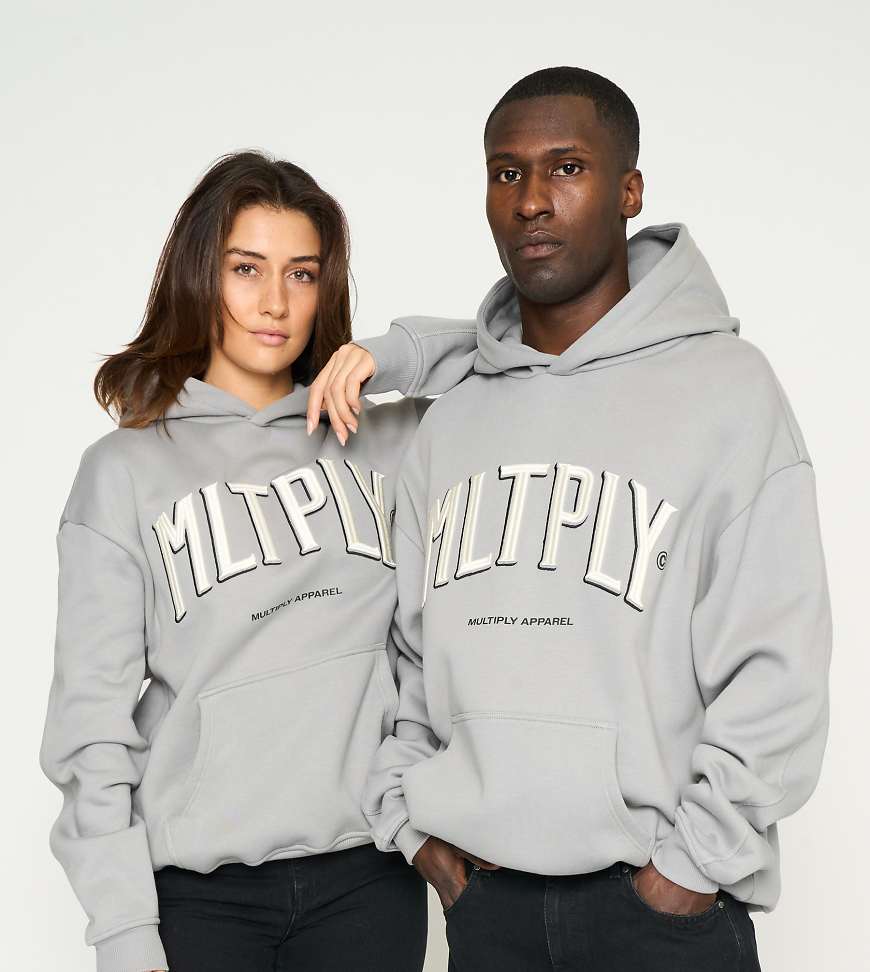 Multiply Apparel - Community - Oversize-Kapuzenpullover in ultimativem Grau Multiply Apparel - Community - Oversize-Kapuzenpullover in ultimativem Grau von Multiply Apparel