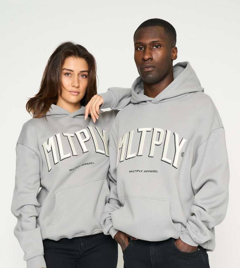 Multiply Apparel - Community - Oversize-Kapuzenpullover in ultimativem Grau von Multiply Apparel